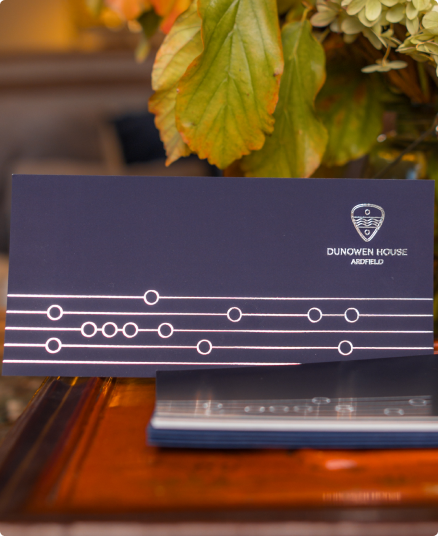 Gift Voucher on a table.