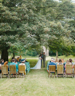 Wedding Image in the park.